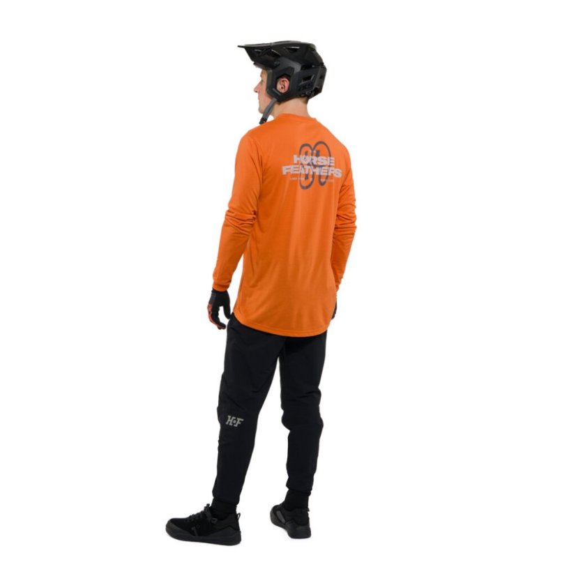Bike triko Horsefeathers Fury LS - burnt orange
