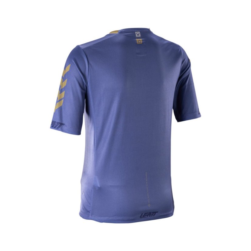 LEATT dres krátky rukáv MTB Gravity 4.0 Women , Cosmic Blue - Varianta: XS / EU34 / UK6 / US2