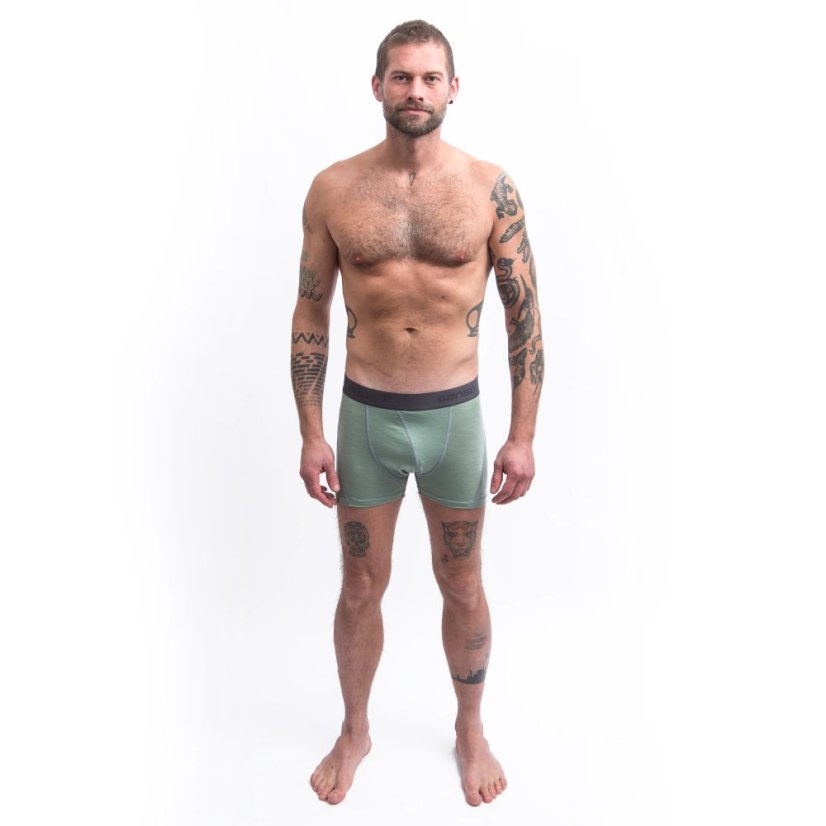 SENSOR MERINO AIR pánské trenky basil green L - Barva: zelená, Velikost: L