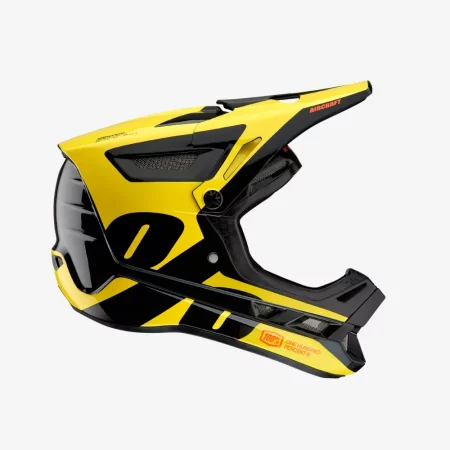 100% helma AIRCRAFT COMPOSITE - žlutá - Velikost: XL