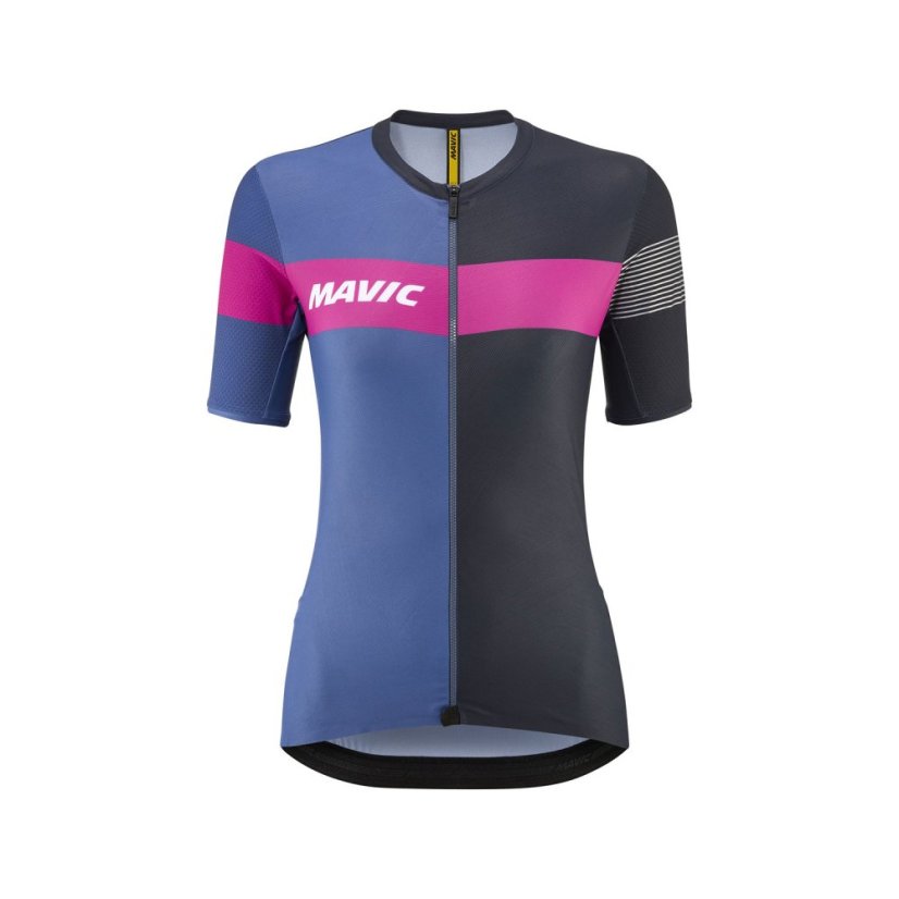 MAVIC DÁMSKÝ DRES S KRÁTKÝM RUKÁVEM KSYRIUM PRO DEEP BLUE (T000596) - Veľkosť: XS