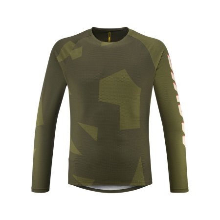 MAVIC PÁNSKÝ DRES S DLOUHÝM RUKÁVEM DEEMAX ENDURO CAMO/OLIVE (T000487) - Velikost: S