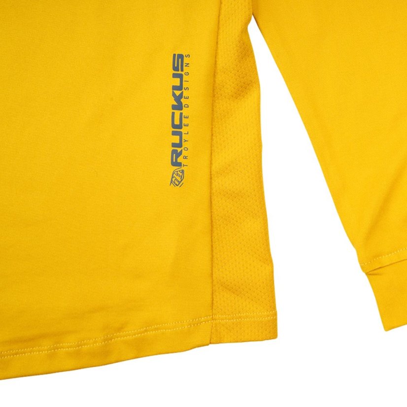 TLD DĚTSKÝ DRES S DLOUHÝM RUKÁVEM RUCKUS RIDE TEE EYEZ SAFRON (38602000) - Veľkosť: XS