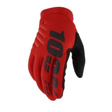 Cyklistické rukavice 100% BRISKER Red