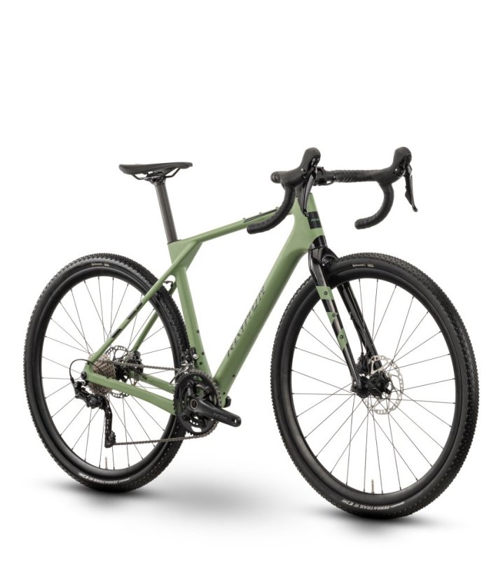 Gravel kolo Raymon Soreno karbon olivově zelená