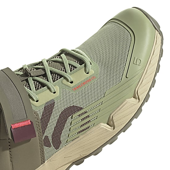 Cyklistické topánky Five Ten Trailcross Clip-in SPD dámske Quiet Crimson