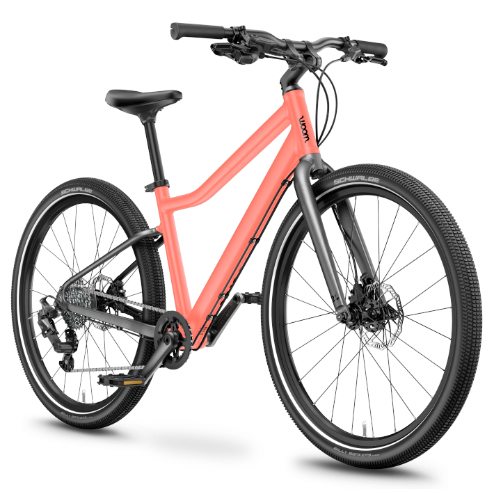 Woom Explore 5 Neon Coral 24"