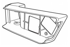 Náhradní díl TH52370 Lamp frame L EF 931/932