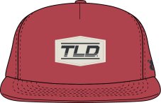 TLD KŠILTOVKA SPEED PATCH PATCH POPPY RED (78014700)