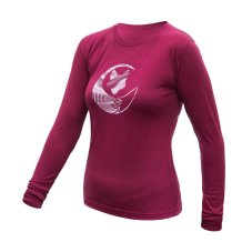 SENSOR MERINO ACTIVE FOX dámské triko dl.rukáv lilla M