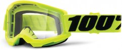 Sjezdové brýle 100% STRATA 2 Clear Lens - reflexní žluté