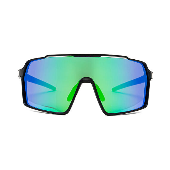 Cyklistické okuliare Horsefeathers Neutron - matt black/mirror green