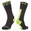 Voděodolné ponožky Sealskinz Briston Black Neon Yellow