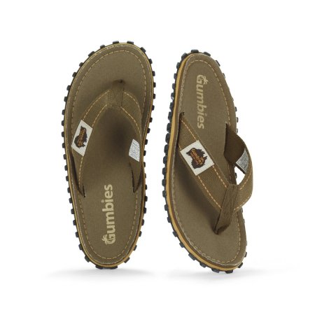 Žabky Gumbies Classic Khaki - zelené
