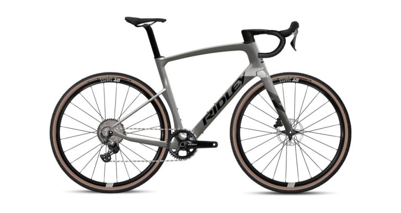 Gravel kolo RIDLEY kolo KANZO Fast GRX800 Empress Grey Metallic/Anthracite Metallic/Black S - Velikost: S