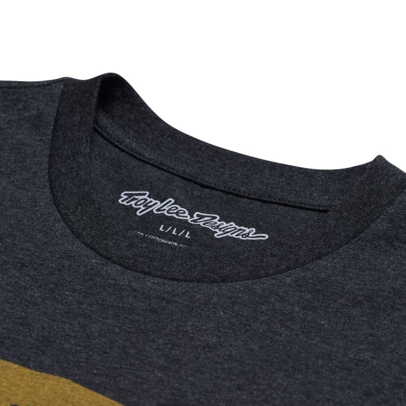 TLD TRIKO S KRÁTKÝM RUKÁVEM STAMP BLACK HEATHER (70189701) - Veľkosť: S