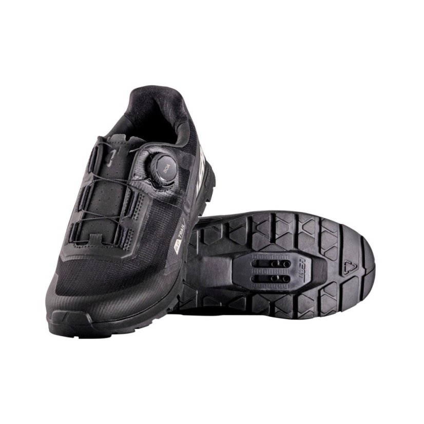 LEATT cyklistická obuv ProClip 6.0 Trail Boa , Black - Varianta: EU40 / CM 25 / US7 / UK6.5