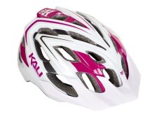 Cyklistická XC přilba Kali Protectives Chakra Plus, bílá, růžová