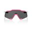 Brýle 100% SPEEDCRAFT - Puddy Pink White / Smoke Mirror Lens