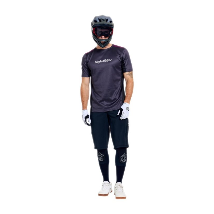 TLD PÁNSKÝ DRES S KRÁTKÝM RUKÁVEM STAGE SIGNATURE CARBON (39407200) - Velikost: S