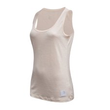 SENSOR MERINO LITE dámské triko bez rukávu mottled beige L