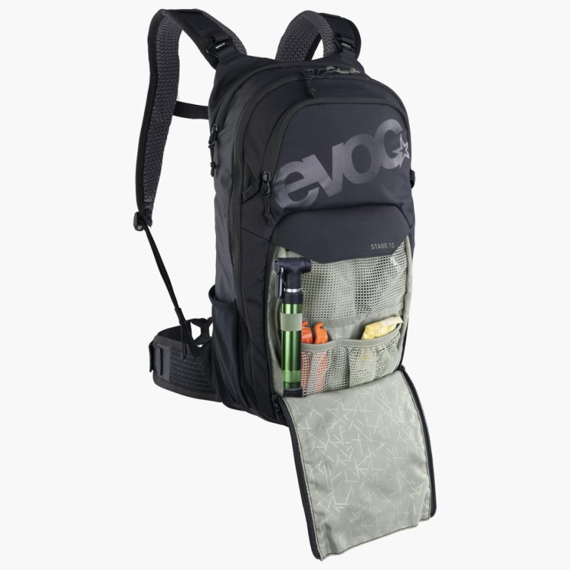 Cyklistický batoh Evoc Stage 12 Black