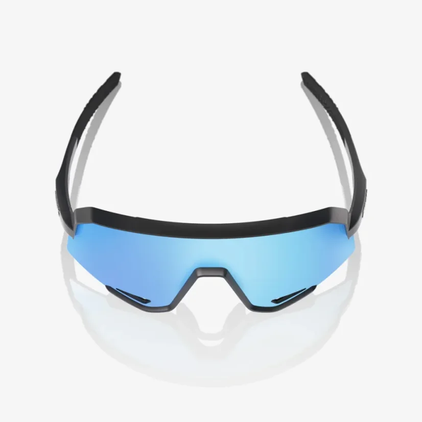 MTB brýle 100% SLENDALE - Matte Black - HiPER Blue Multilayer Mirror Lens