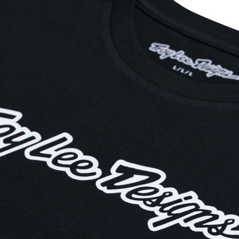 TLD TRIKO S KRÁTKÝM RUKÁVEM SIGNATURE BLACK (70191704) - Veľkosť: S