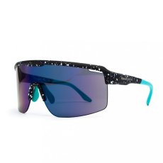 Cyklistické okuliare Horsefeathers Scorpio - black splash/mirror green