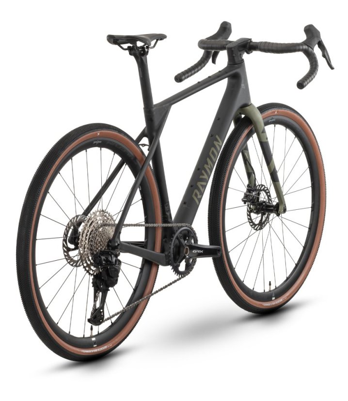 Rower gravel Raymon Soreno Ultra karbonowy 2026 ciemnozielony - Rozmiar: M
