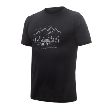 SENSOR MERINO ACTIVE VAN LIFE pánské triko kr.rukáv černá XXL