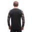 SENSOR MERINO BLEND IMPRESS pánské triko dl.rukáv černá/brush XL - Barva: černá, Velikost: XL