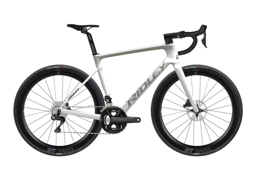 RIDLEY kolo FALCN Ultegra Di2 Pearl White/Silver/Black M - Veľkosť: M