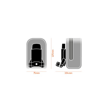 Fidlock PUSH PODSEDLOVÁ BRAŠNA 400 ml