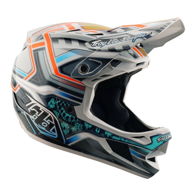 TLD HELMA D4 COMPOSITE LOWRIDER GRAY (14096801) - Velikost: L