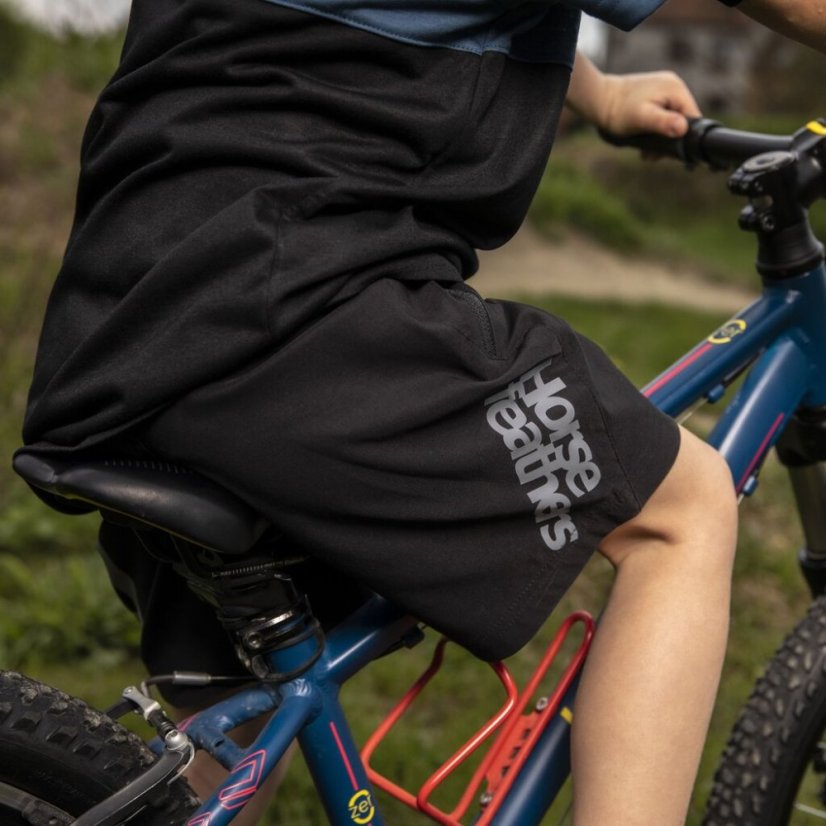 Dětské bike kraťasy Horsefeathers Stoker - black