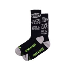 TLD PONOŽKY PERFORMANCE WORLDWIDE BLACK (85314800)