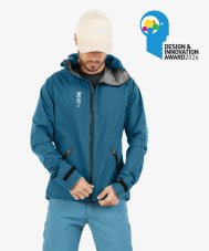 Nepremokavá cyklistická bunda Dirtlej Weathershield Waterproof Sapphire Blue