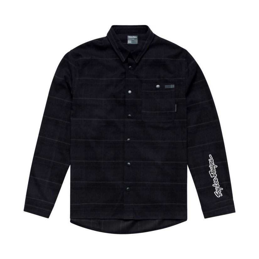 TLD KOŠILE GRIND FLANNEL PLAID CARBON (82765002) - Velikost: S