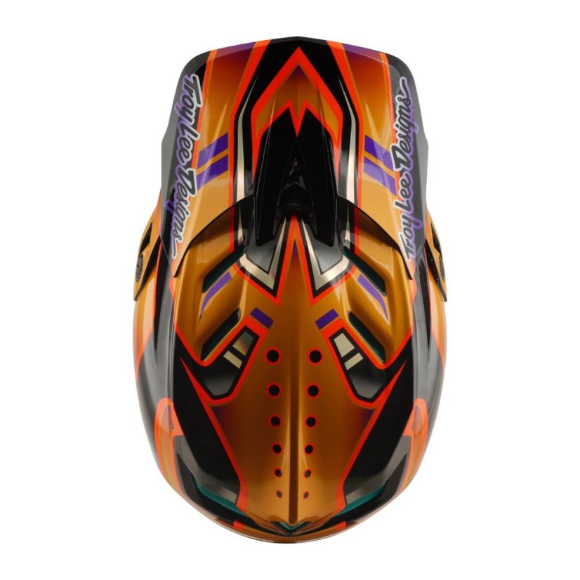 TLD HELMA D4 CARBON MIPS CREST GOLD (13901700) - Velikost: XS