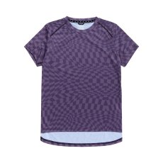 TLD DÁMSKÝ DRES S KRÁTKÝM RUKÁVEM LILIUM TWISTED CHECKERS DEEP PURPLE (35751601)