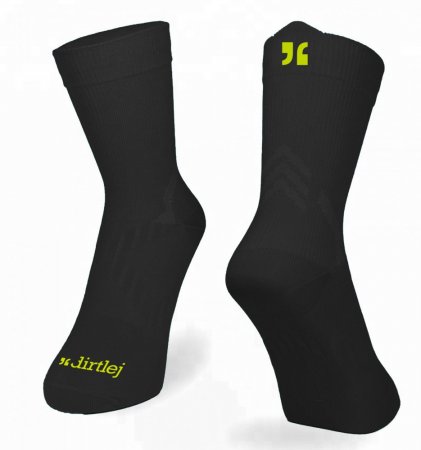 Dirtlej Arrow Socks Black - Velikost: XL