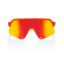 Brýle 100% S3 - Soft Tact Neon Orange - HiPER Red Multilayer Mirror Lens