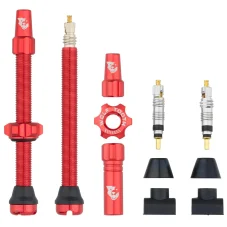 WOLF TOOTH ventilky Tubeless Valve Stem Kit 60mm červená