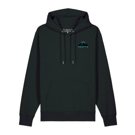 PEATY'S PUBWEAR MIKINA S KAPUCÍ SUNRISE BLACK (PPW-25-HDY-RZE-BLK) - Veľkosť: S