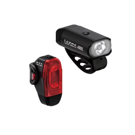 Světla Lezyne MINI DRIVE 400XL / KTV DRIVE PRO+ PAIR - černé