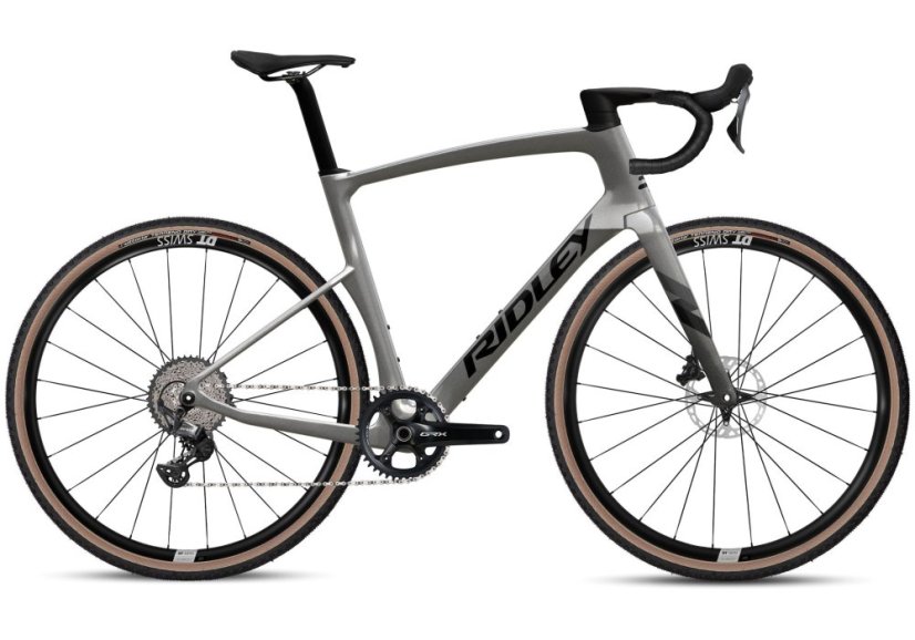 Gravel kolo RIDLEY kolo KANZO Fast GRX800 Empress Grey Metallic/Anthracite Metallic/Black S - Velikost: S