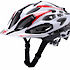 Cyklistická XC prilba Kali Protectives Maraka, biela, čierná, červená