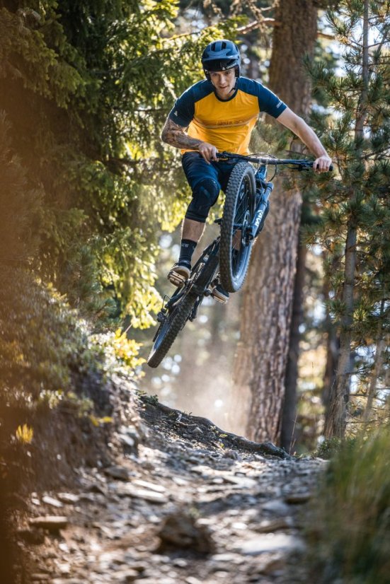 Zimtstern TrailFlowz Shirt SS Men - burn yellow