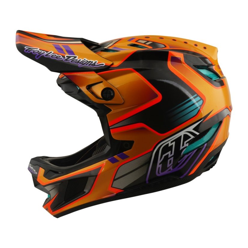 TLD HELMA D4 CARBON MIPS CREST GOLD (13901700) - Velikost: XS